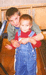 Russian Dinner-2001. Alesha and Pavlik Pavlenko
