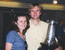 2000. N Z Chess Championship. Auckland. Alexei with his wife Anna after competition